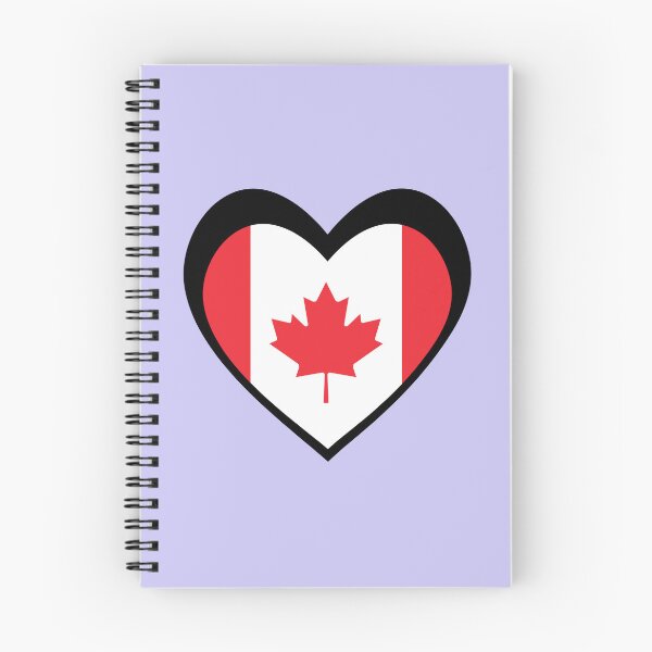 Item preview, Black Canada Heart – Elegance and Pride designed and sold by The Best Designs.