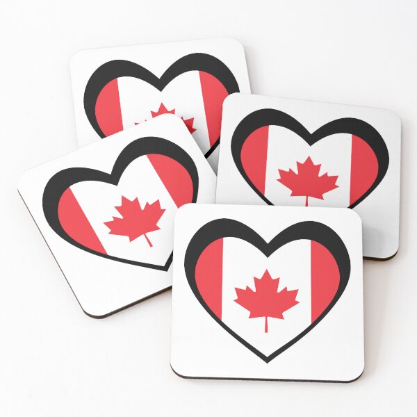 Item preview, Black Canada Heart – Elegance and Pride designed and sold by The Best Designs.