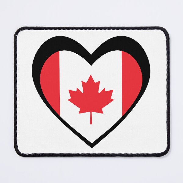 Item preview, Black Canada Heart – Elegance and Pride designed and sold by The Best Designs.