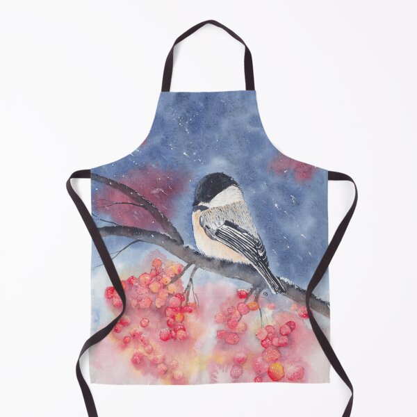 Item preview, Waiting out the Storm Chickadee in Snow designed and sold by The Elderberry Blossom.