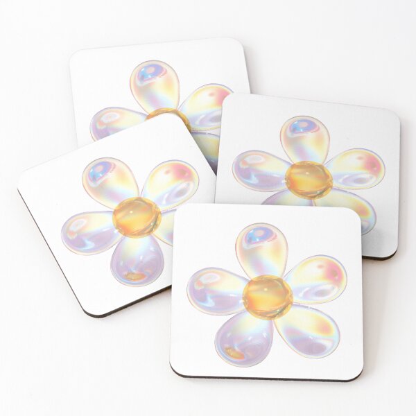 Item preview, Holographic Bubble Flower | 3D Iridescent Floral Design designed and sold by Rawafi Art Studio.