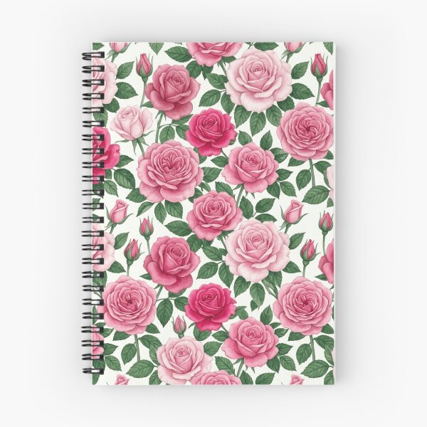 Item preview, Garden Rose Watercolor Multi Variety Floral Pattern designed and sold by Inkworksbyshery.