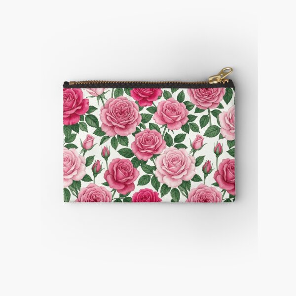 Item preview, Garden Rose Watercolor Multi Variety Floral Pattern designed and sold by Inkworksbyshery.