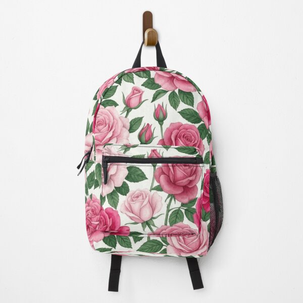 Item preview, Garden Rose Watercolor Multi Variety Floral Pattern designed and sold by Inkworksbyshery.