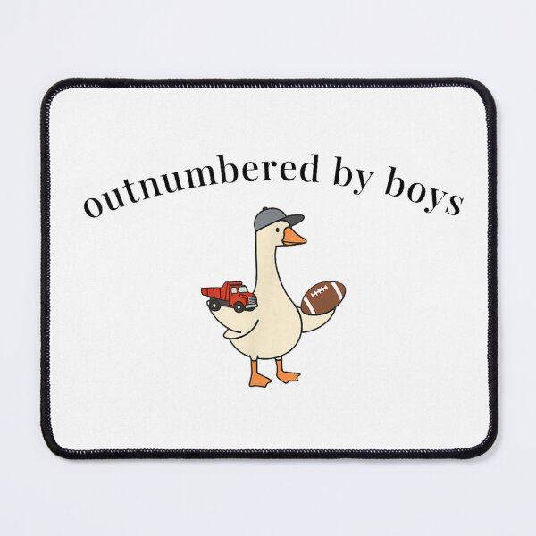 Item preview, Outnumbered By Boys Funny Mom Goose Family designed and sold by colorsartss.