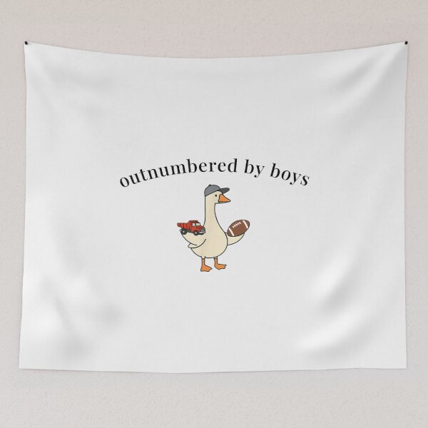 Item preview, Outnumbered By Boys Funny Mom Goose Family designed and sold by colorsartss.