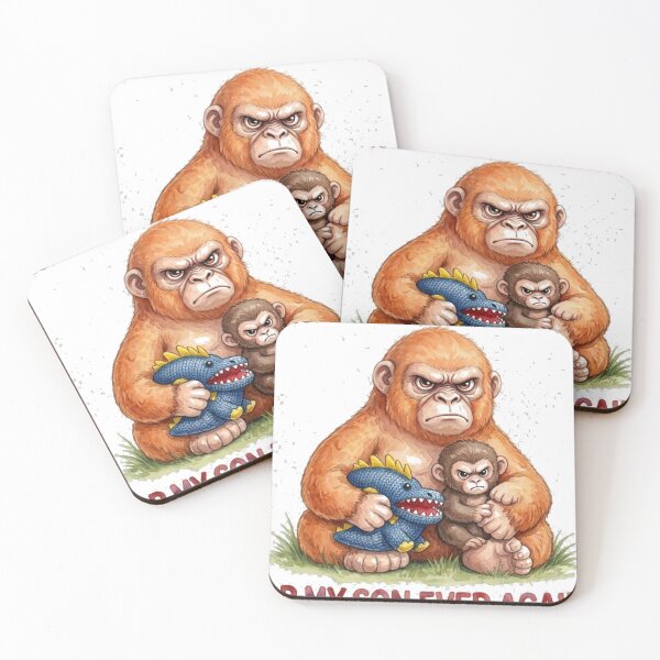 Item preview, Angry Gorilla Dad – “Never Talk to Me or My Son Ever Again” designed and sold by AMIR PRO .