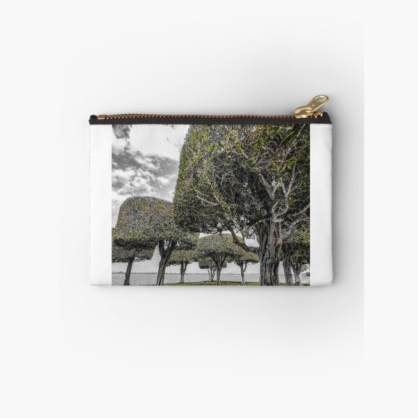 Item preview, Abu Dhabi Corniche Park | Monochrome Green Coastal Photography | Calm Nature Urban Oasis designed and sold by BlueberrySwan.