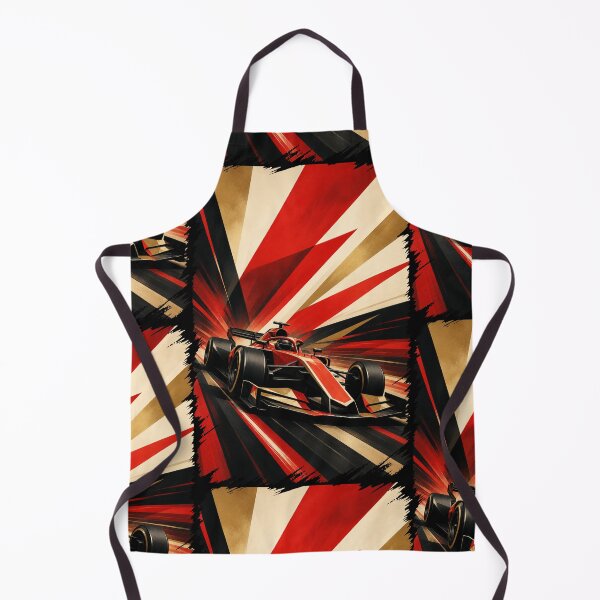 Item preview, Red F1 Grand Prix Racer Abstract Speed Burst designed and sold by PlanetEye Designs.