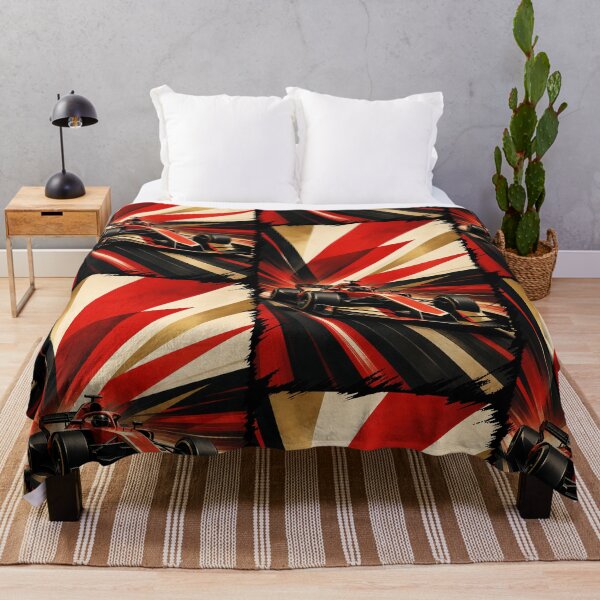Item preview, Red F1 Grand Prix Racer Abstract Speed Burst designed and sold by PlanetEye Designs.