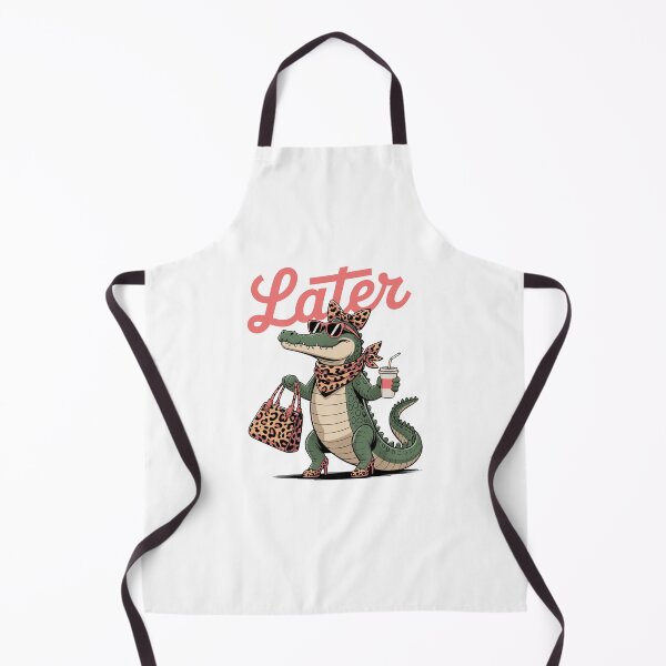 Item preview, Later Gator Stylish Alligator with Leopard Print Funny Fashion Animal designed and sold by Snifferius.