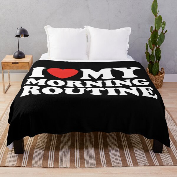 Item preview, I Love My Morning Routine designed and sold by shitpostee.
