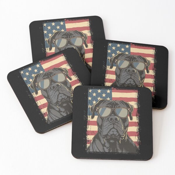 Item preview, Funny Cane Corso 4th July USA Flag America Mom Dad Kids designed and sold by rafaeltto.