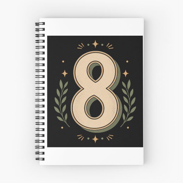 Item preview, Vintage Number 8 Retro Design designed and sold by Kupeliemre.
