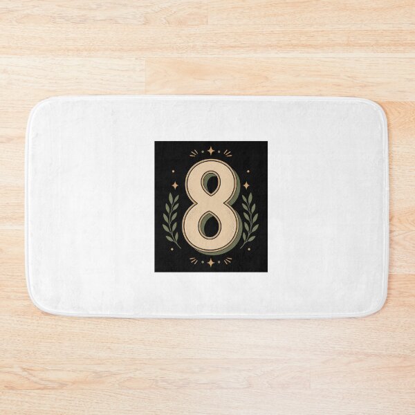 Item preview, Vintage Number 8 Retro Design designed and sold by Kupeliemre.