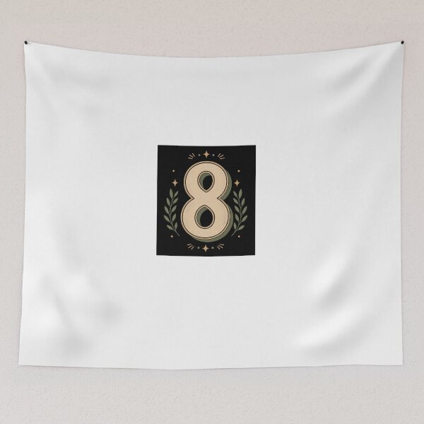Item preview, Vintage Number 8 Retro Design designed and sold by Kupeliemre.