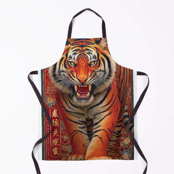 Item preview, Majestic Tiger Roaring in Vibrant Colors designed and sold by Artessie.
