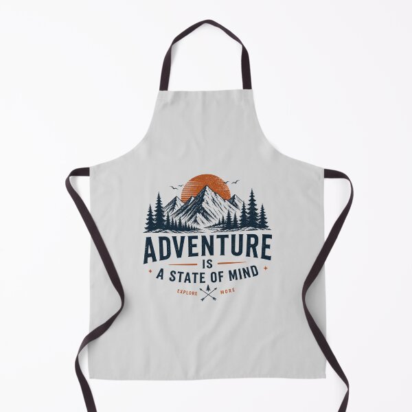 Item preview, Adventure Is A State of Mind Vintage Mountain Design designed and sold by StateMoodDesigns.