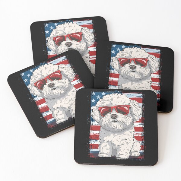 Item preview, Funny Cavachon 4th July USA Flag America Mom Dad Kids designed and sold by rafaeltto.