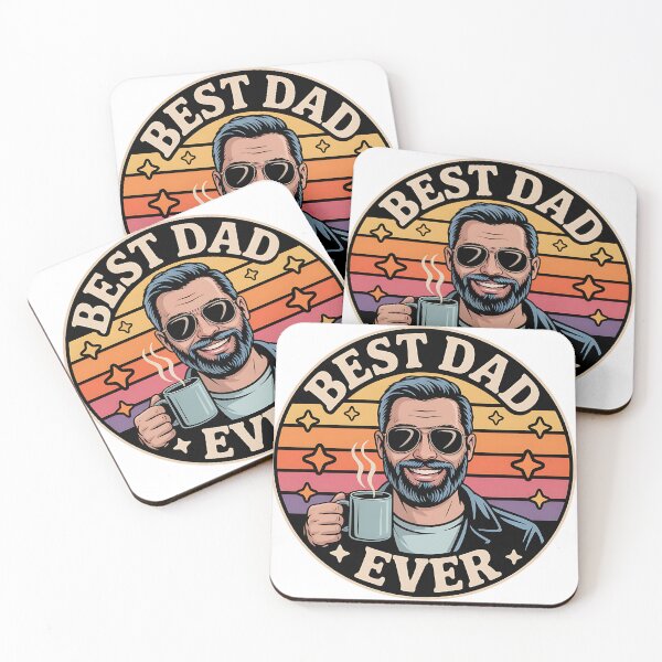 Item preview, Best Dad Ever Retro Vintage Fathers Day Main Tag: designed and sold by ShopVelona.