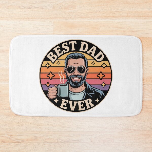 Item preview, Best Dad Ever Retro Vintage Fathers Day Main Tag: designed and sold by ShopVelona.