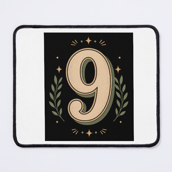 Item preview, Vintage Number 9 Botanical Design designed and sold by Kupeliemre.