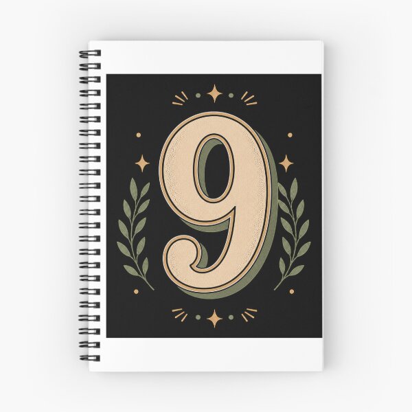 Item preview, Vintage Number 9 Botanical Design designed and sold by Kupeliemre.