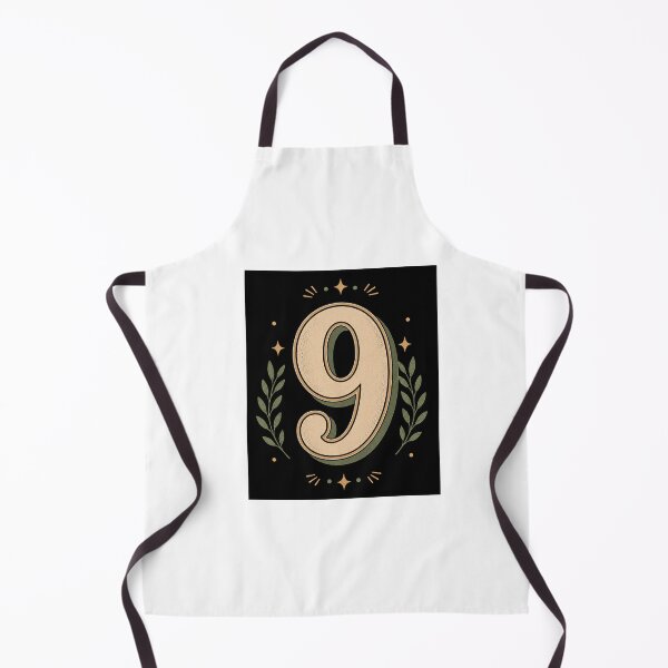 Item preview, Vintage Number 9 Botanical Design designed and sold by Kupeliemre.