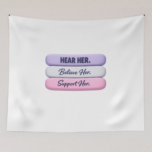 Item preview, Hear. Believe. Support. Always Her. designed and sold by Dresut.