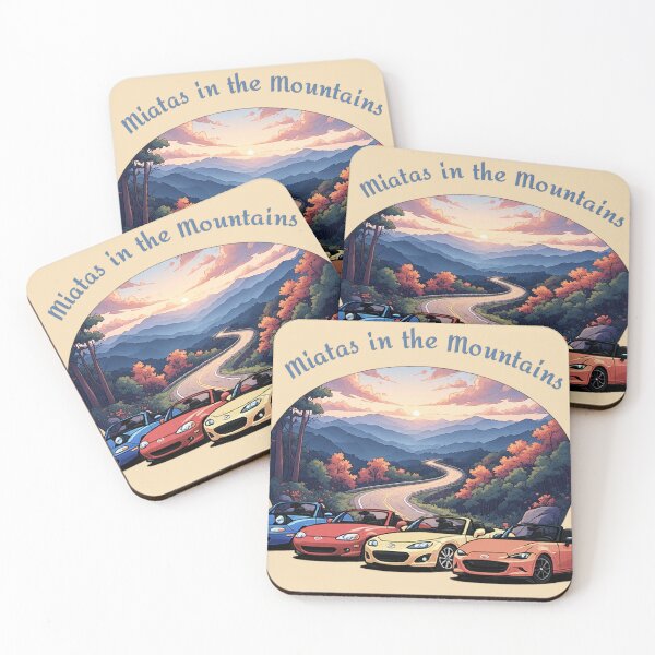 Item preview, Miatas in the Mountains designed and sold by MyYata.