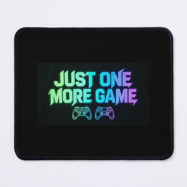 Item preview, "Just One More Game - Funny Gamer T-Shirt | Gaming Controller Gift" designed and sold by Petringo.