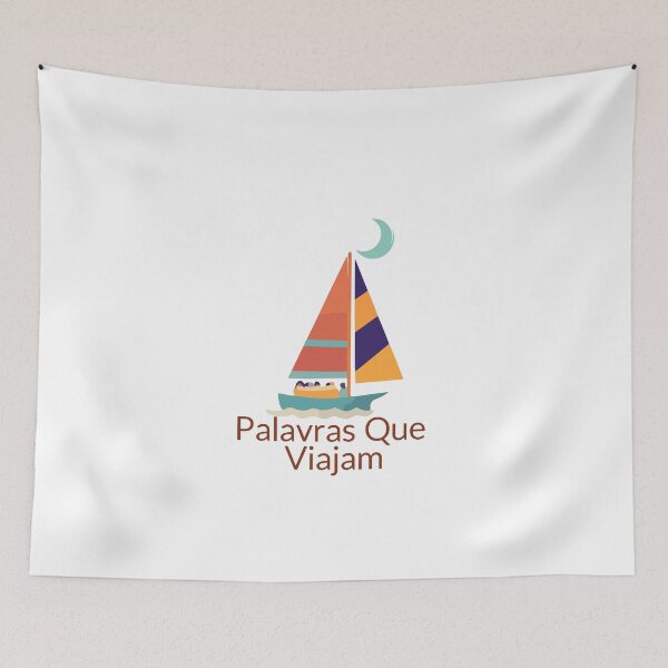 Item preview, Palavras Que Viajam – Sailing Words Illustration designed and sold by LuveraxArt.