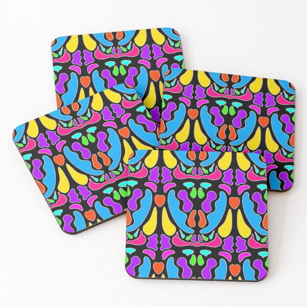 Item preview, Colorful Rorschach Beast Bones designed and sold by StephCommererCrafts.