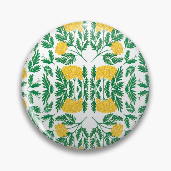 Item preview, Tansy | Botanical Art | Pattern Design | Floral | designed and sold by geetasadashivan.