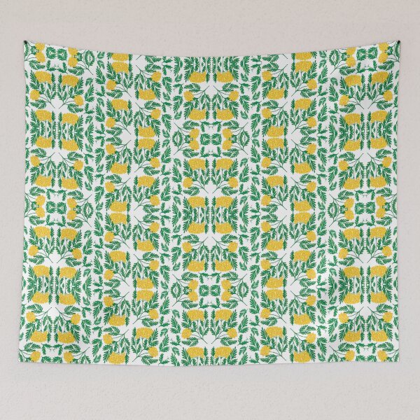 Item preview, Tansy | Botanical Art | Pattern Design | Floral | designed and sold by geetasadashivan.