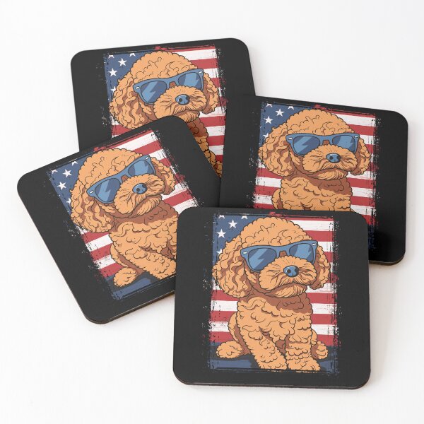 Item preview, Funny Cavapoo 4th July USA Flag America Mom Dad Kids designed and sold by rafaeltto.