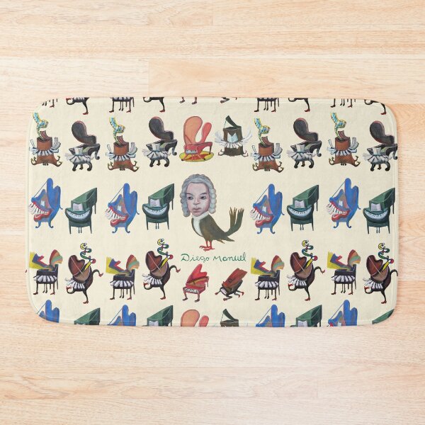 Item preview, Pianos and Bach bird designed and sold by Diego Manuel Rodriguez.