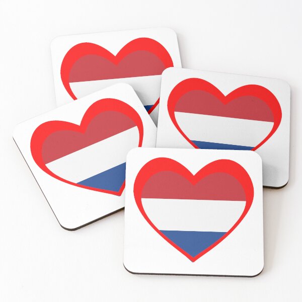 Item preview, Red Netherlands Heart – Identity and Pride designed and sold by The Best Designs.