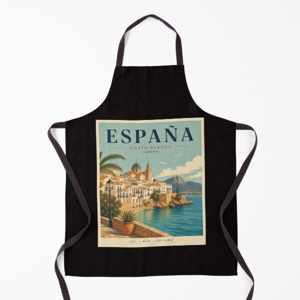 Item preview, Costa Blanca Spain - Travel Art Poster designed and sold by Tienda-Vane.