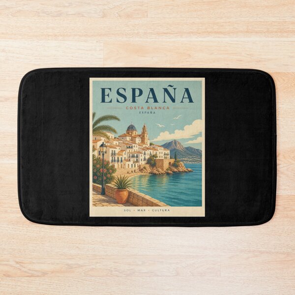 Item preview, Costa Blanca Spain - Travel Art Poster designed and sold by Tienda-Vane.