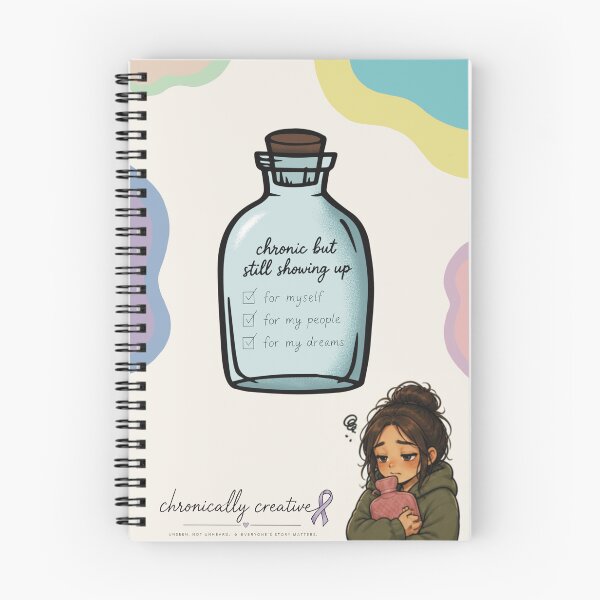 Item preview, Chronic But Still Showing Up  designed and sold by Chronically creative.