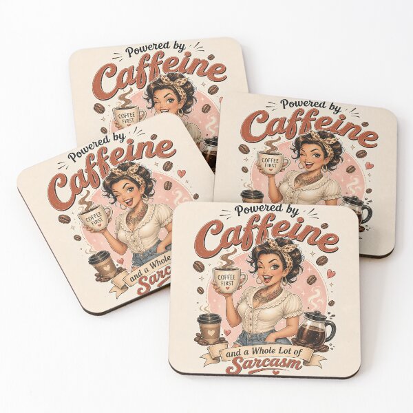 Item preview, Powered by coffee  designed and sold by Emmaloo123.