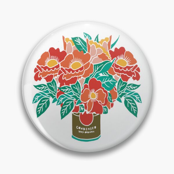 Item preview, Wildflowers in Tomato Soup Can | Vibrant | Floral | Pattern  designed and sold by geetasadashivan.