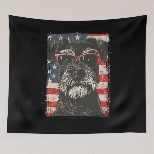 Item preview, Funny Cesky Terrier 4th July USA Flag America Mom Dad Kids designed and sold by rafaeltto.