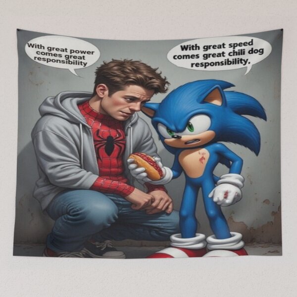 Item preview, The Great Responsibility Talk designed and sold by BlackSheeper.