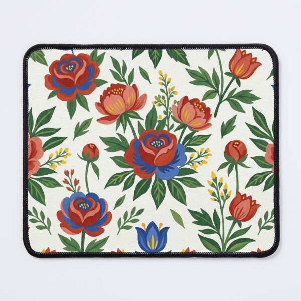 Item preview,  Folk Art Watercolor Botanical Floral Seamless Pattern designed and sold by Inkworksbyshery.