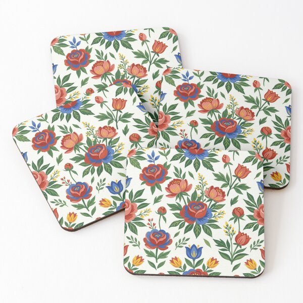 Item preview,  Folk Art Watercolor Botanical Floral Seamless Pattern designed and sold by Inkworksbyshery.