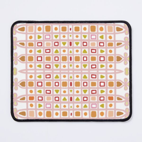 Item preview, Pink-and-Peach Lights | Pattern | Folk Art | India | Fusion | Print | designed and sold by geetasadashivan.