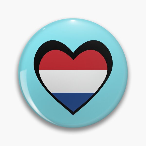 Item preview, Black Netherlands Heart – Elegance and Identity designed and sold by The Best Designs.