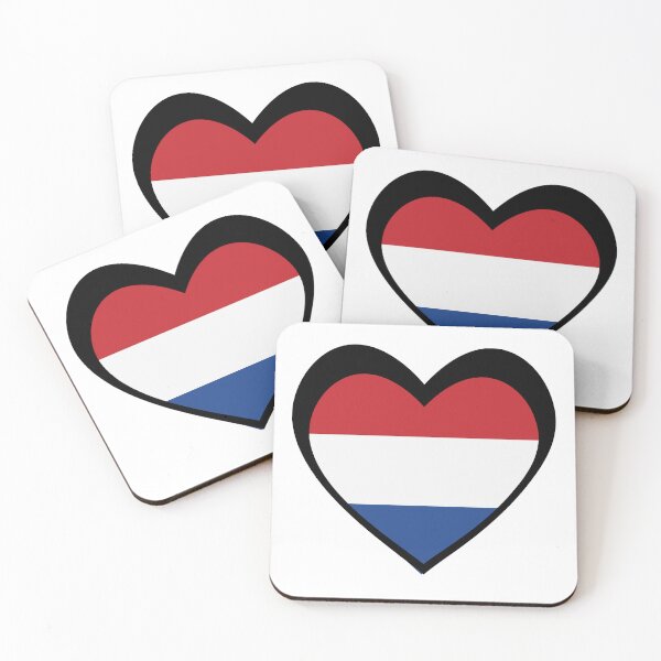 Item preview, Black Netherlands Heart – Elegance and Identity designed and sold by The Best Designs.